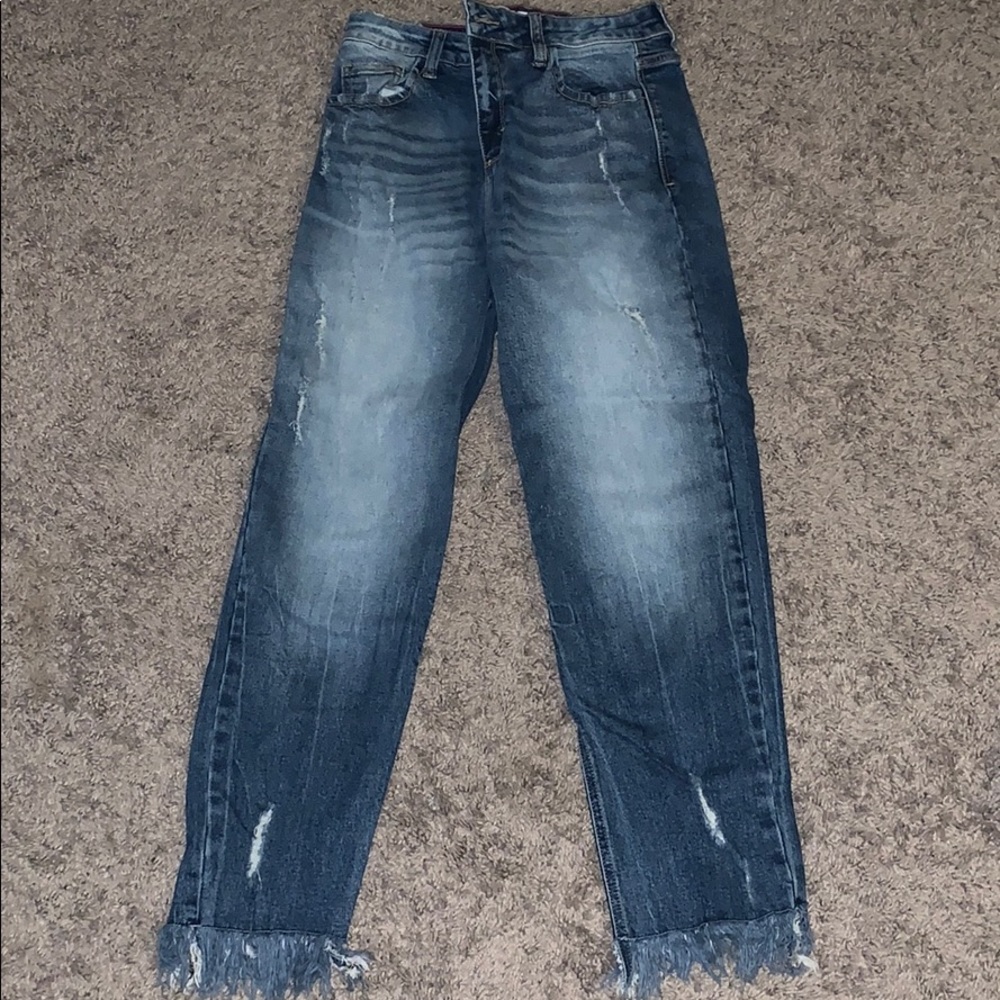 Size 5 Frayed Cello Jeans